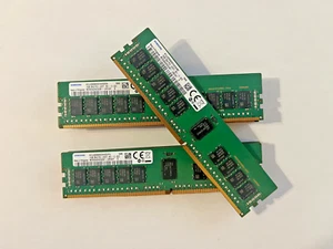 Samsung 16GB 2Rx8 PC4-2400 RDIMM M393A2K43CB1-CRC M393A2K43BB1-CRC Memory RAM 1x - Afbeelding 1 van 3