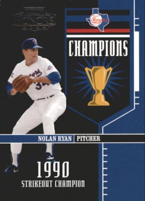 2004 Playoff Honors Champions #8 Nolan Ryan/1990 - NM-MT - Image 1 of 2