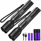 LETION Rechargeable LED Flashlight [2 Pack], Camping Flashlight 1500 High Lumens