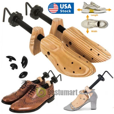 Professional 2-Way Wooden Shoe Stretcher for Women & Men, Shoe Expander Widener - Image 1 of 4