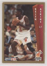 1992-93 Fleer Team Night Sheets Miami Heat Singles Keith Askins