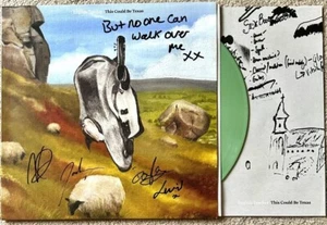 English Teacher  - This Could Be Texas Green Hand Signed Vinyl Personalised - Picture 1 of 1