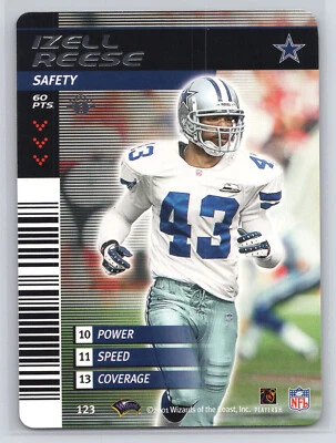 2001 NFL Showdown 1st Edition #123 Izell Reese RC 🔥 Cowboys 🔥 His Only Card - Image 1 of 2