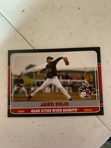 Jairo Solis 2019 Quad Cities River Bandits Team Card