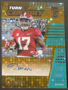 Jaylen Waddle 2021 Donruss Elite Turn of the Century Autograph Rookie (20/25) RC - Picture 1 of 2
