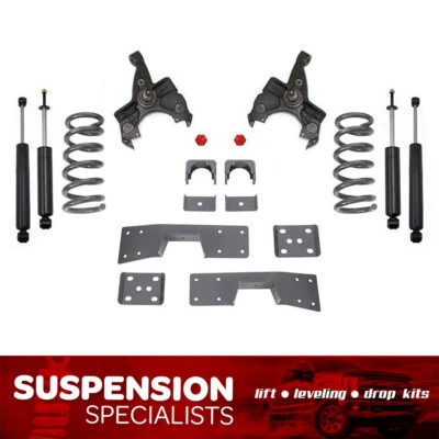 4"/6" Drop Lowering Kit For 1988-1991 Chevy Silverado GMC Sierra 1500 V8 Foto 1 de 3
