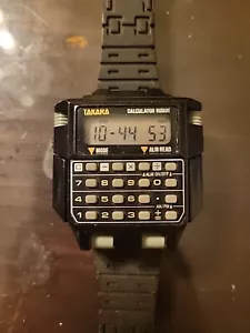 G1 Transformers Black Kaltor Watch Working diaclone micro change Takara home - Picture 1 of 16