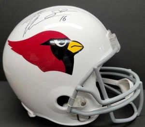 JAKE PLUMMER Autographed ARIZONA CARDINALS full Size Helmet. Witness BECKETT - Picture 1 of 8