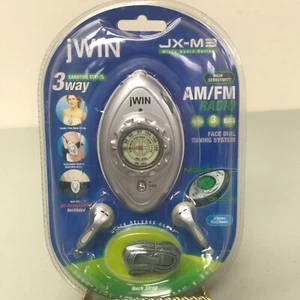 jWIN AM/FM Radio JX-M3 Micro Audio Series Accessori Inclusi Bagliore Notturno Nuovo - Foto 1 di 2