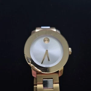 Movado Bold weißes Zifferblatt bicolor Stahl 36 mm Quarzuhr MB.01.3.34.6485 - Bild 1 von 9