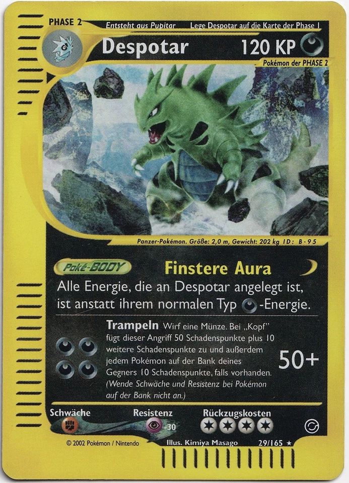 Pokémon Despotar Reverse Holo Rare Expedition 29/165 EXC Deutsch - Bild 1 von 1