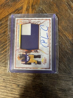 K’Lavon Chaisson 2020 Leaf Trinity Jumbo Patch and Signed - Image 1 of 2