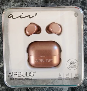 AIR 5 copper true wireless earbuds 14 hours playtime - Photo 1 sur 6