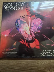 The Rolling Stones Hackney Diamonds CLEAR Vinyl LP Sealed 2023 - Imagen 1 de 3