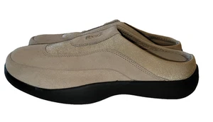 RYKÄ Nitracel Zoy Yo Clog Mules Womens US 10 Beige Leather Suede Slip-On Shoes - Picture 1 of 23