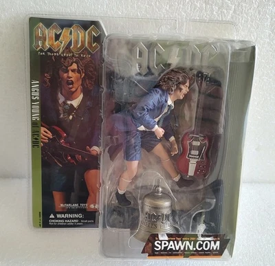 NUEVO SIN USAR, EN CAJA 2001 MCFARLANE TOYS AC/DC ANGUS YOUNG FIGURA DE ACCIÓN con GUITARRA Foto 1 de 2