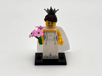 Minifigura LEGO série 7 noiva 8831 - 100% completa com trem, flores e inserção - Imagem 1 de 4