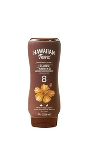 HAWAIIAN TROPIC Loción de Protector Solar FPS 8 Isla Bronceador Hidratante Solar *EXP:01/26 - Imagen 1 de 2