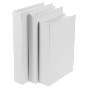 3 Pcs Decorative Book Ornaments Designer Home The Neat Fake Books - Picture 1 of 12