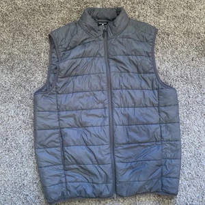 Chaleco True Classic Hombre Grande Gris Cremallera Completa - Imagen 1 de 8