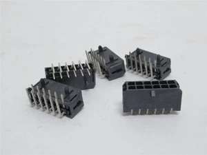 229519 Nuevo-Sin Caja; AMP 43045-1202 Lote-5 Conector de Cabezal; RA; 12 Pos; 2 Filas - Imagen 1 de 6