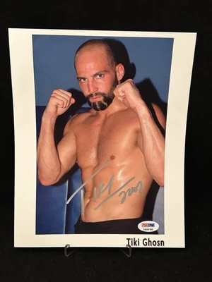 Foto firmada autografiada de 8x10 UFC MMA Tiki Ghosn certificado de autenticidad PSA/DNA Foto 1 de 4