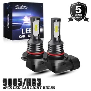 9005 HB3 LED Headlight Super Bright Bulbs Kit White 6500K 360000LM High/Low Beam - Picture 1 of 12