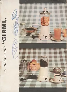 GIRMI IL RICETTARIO (Grafiche Igiesse, La Subalpina elettrodomestici, 20 pp) - Foto 1 di 4