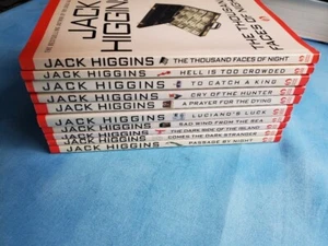 JACK HIGGINS 10 book Lot Open Road - Foto 1 di 8