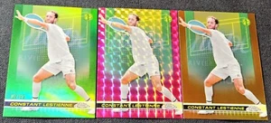 2024 Topps Chrome Tennis 1st Pink /65 Geometric Constant Lestienne Green /99 #62 - Picture 1 of 2