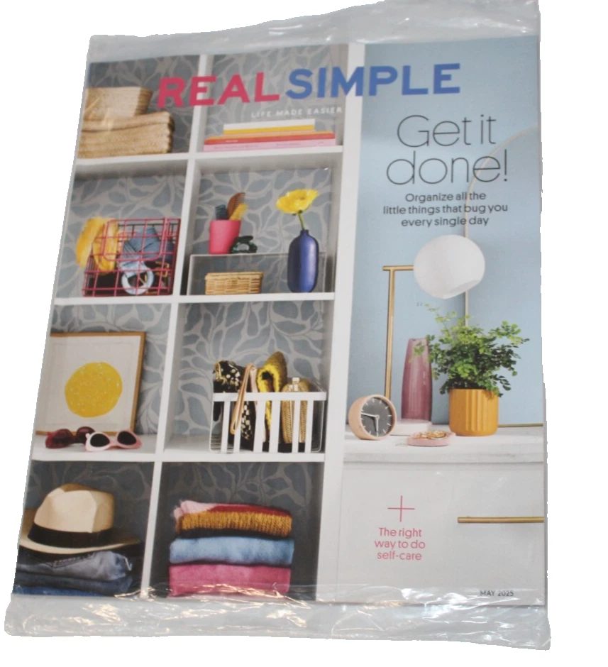 Real Simple Magazine May 2025 Organize Right Way To Self Care Things Cooks Know - Image 1 of 1