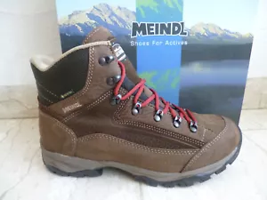 Meindl Walking Boots Hiking Boots Lace-Up Leather Tex Braun 2963 - Picture 1 of 9
