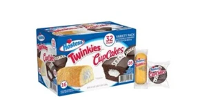 Hostess Twinkies & Cupcakes Variety Pack Snack Cakes, 32 pk. - Picture 1 of 1