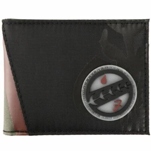 Boba Fett Suit Up Unisex Bifold Wallet Star Wars Book of Boba Bounty Hunter NEW! - Picture 1 of 6