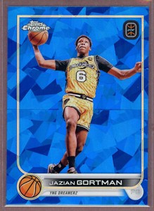 2022-23 Topps Chrome Sapphire OTE #7 Jazian Gortman (Dreamerz)