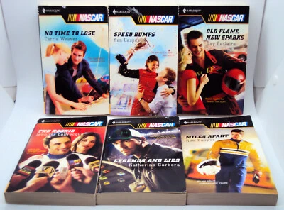 HARLEQUIN NASCAR 6 BOOK LOT B Racing Car Romance Novels THE ROOKIE Speed Bumps + - Image 1 of 4