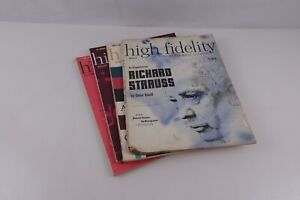 1962 High Fidelity Magazines 4 Issues==Original!