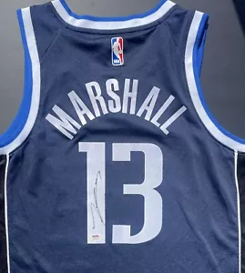 Naji Marshall Signed Autographed Dallas Mavericks Jersey Psa/Dna Coa - Picture 1 of 3