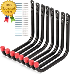 8 Pack Heavy Duty Garage Storage Utility Hooks, 6.7Inch Wall Hangers Ladder Hook - Picture 1 of 12