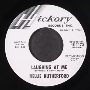 NELLIE RUTHERFORD: laughing at me HICKORY 7" Single 45 RPM - Picture 1 of 2