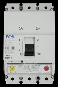 EATON 100 AMP 25kA TRIPLE POLE MCCB 690V NZM1 NZMB1-A100 - Picture 1 of 6