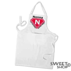 Grembiule cucina NONNA idea regalo festa dei nonni Natale, la migliore fun - Foto 1 di 1