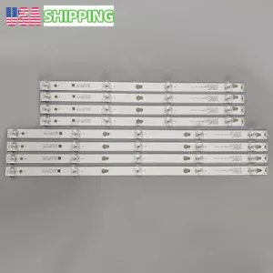 8pcs LED strips for 55S405 55S403 55S401 TOT_55D2900 55HR330M04B8 YHE-4C-LB5504 - Picture 1 of 5