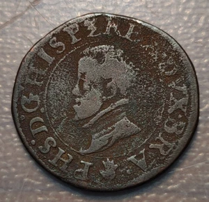 IMPERIO ESPAÑOL PAISES BAJOS AMBERES FELIPE II LIARD DES ETATS STATENOORD S/F - Picture 1 of 2