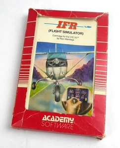 Commodore VC 20 VIC 20 en EMBALAJE ORIGINAL -- IFR Flight Simulator (Academy) -- Módulo - Imagen 1 de 4