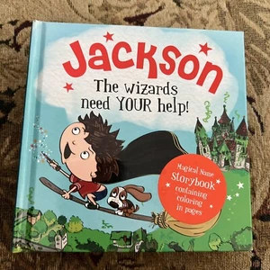 Personalized Magical Name Storybook - JACKSON -The Wizards Need Your Help - Picture 1 of 4