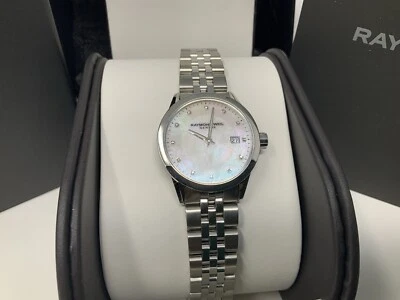 Reloj Raymond Weil Freelancer Acero MOP Diamante Cuarzo 29mm Damas 5629ST97081 Foto 1 de 4