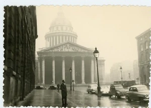 PHOTO photographie, Paris Le panthéon voiture ancienne 1950/60 - Picture 1 of 2