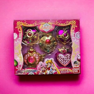 BANDAI 2014 SAILOR MOON Compact Mirror Set ORIGINALE Gashapon Giappone - Foto 1 di 4