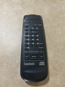 Symphonic SUM-3 CD Compact Disc Player Remote Control IECR6 - Picture 1 of 3